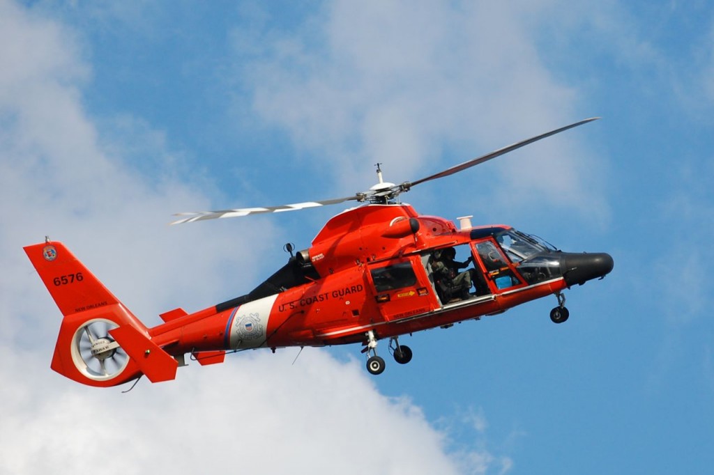 Coast Guard HH-65 Dolphin helicopter October 2010
