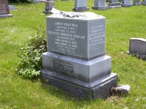 Mount Royal Cemetery - Dr. James Ross