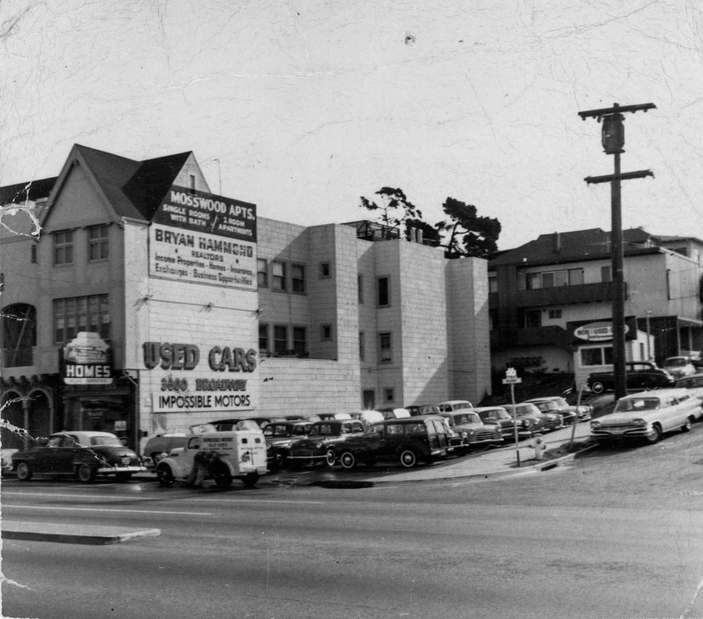 Impossible Motors 3800 Broadway in Oakland around 1960