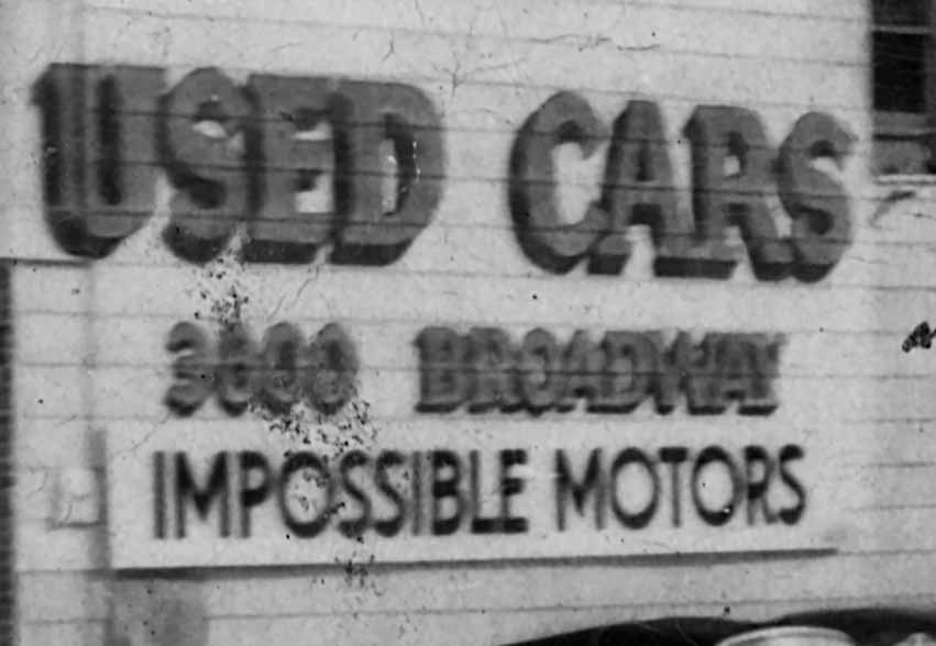 Impossible Motors sign