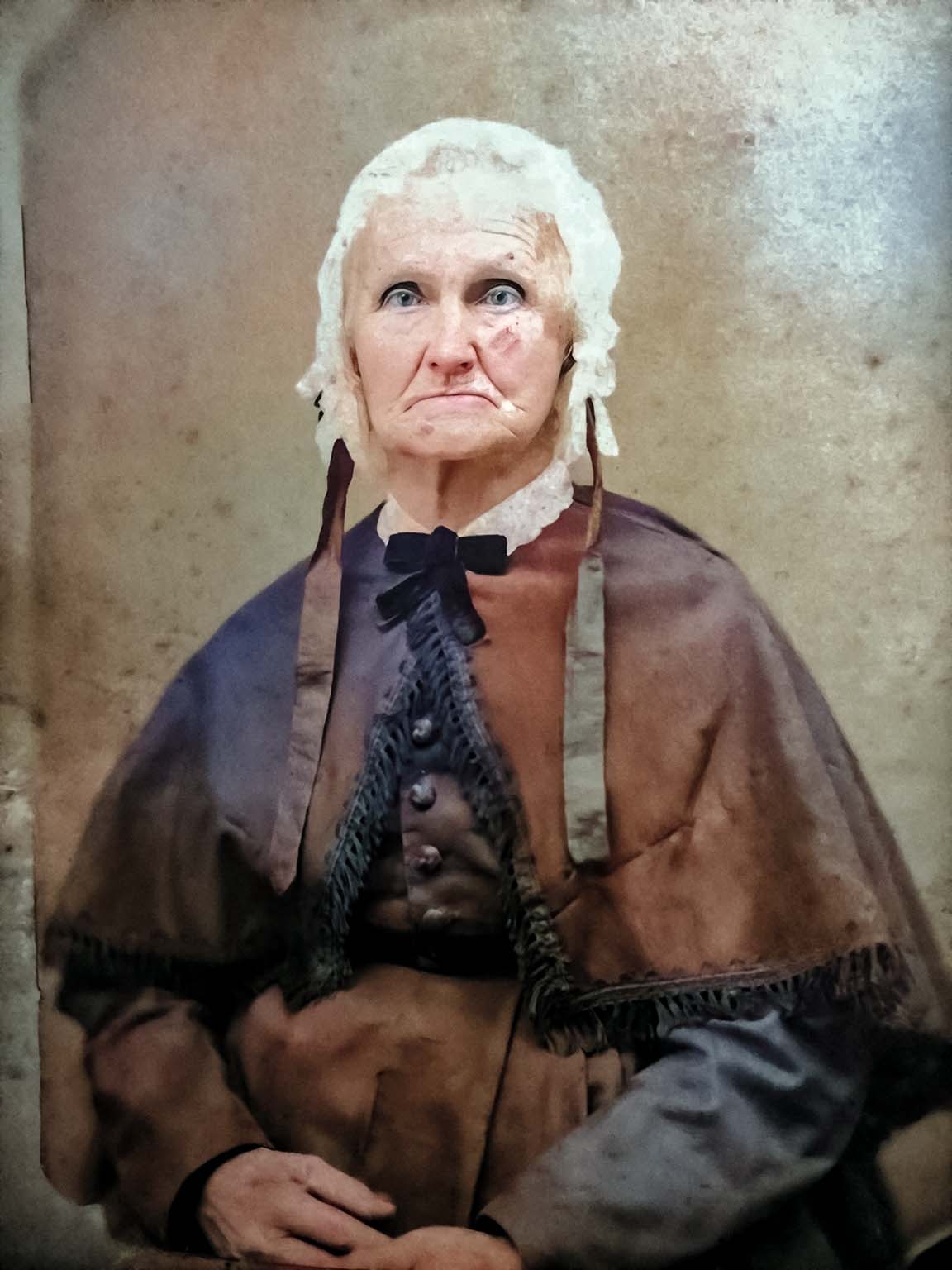 Eunice Bacon (colorized)