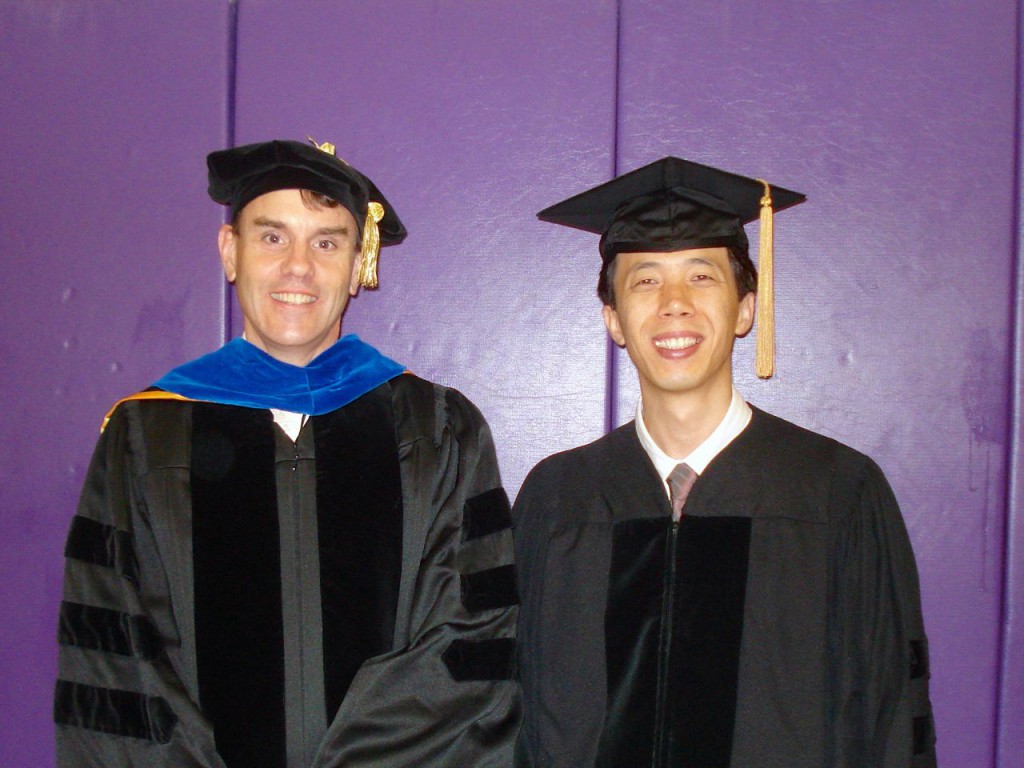 LSU Graduation May 2010 - Kermit Murray and Jeonghoon Lee