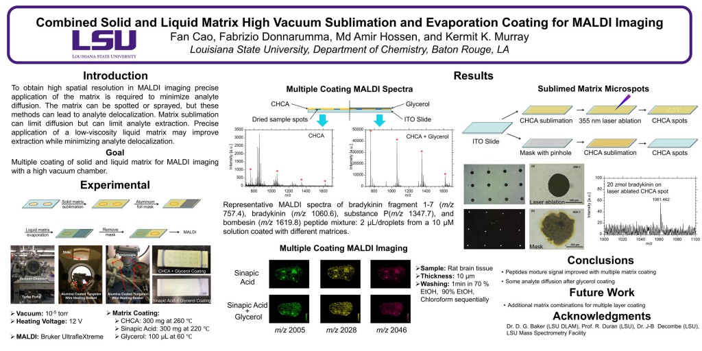 Combined Solid and Liquid Matrix High Vacuum Sublimation and Evaporation Coating for MALDI Imaging