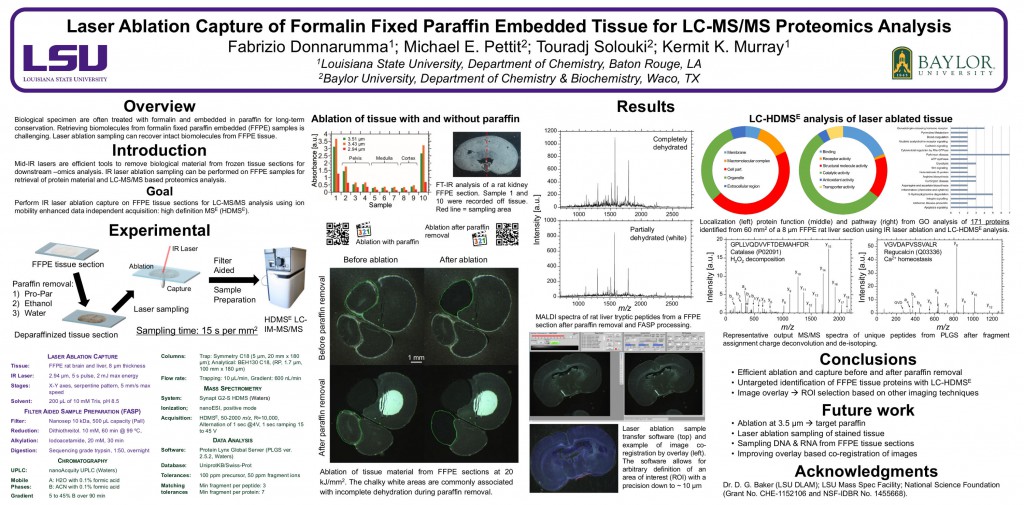 Laser Ablation Capture of Formalin Fixed Paraffin Embedded Tissue for LC-MS/MS Proteomics Analysis