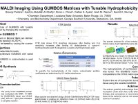 ASMS 2021: MALDI Imaging Using GUMBOS Matrices with Tunable Hydrophobicity