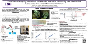 WP 750 Laser Ablation Sampling for Formalin Fixed Paraffin Embedded Mouse Lung Tissue Proteomics